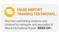 Training Testimonial Miami Airport